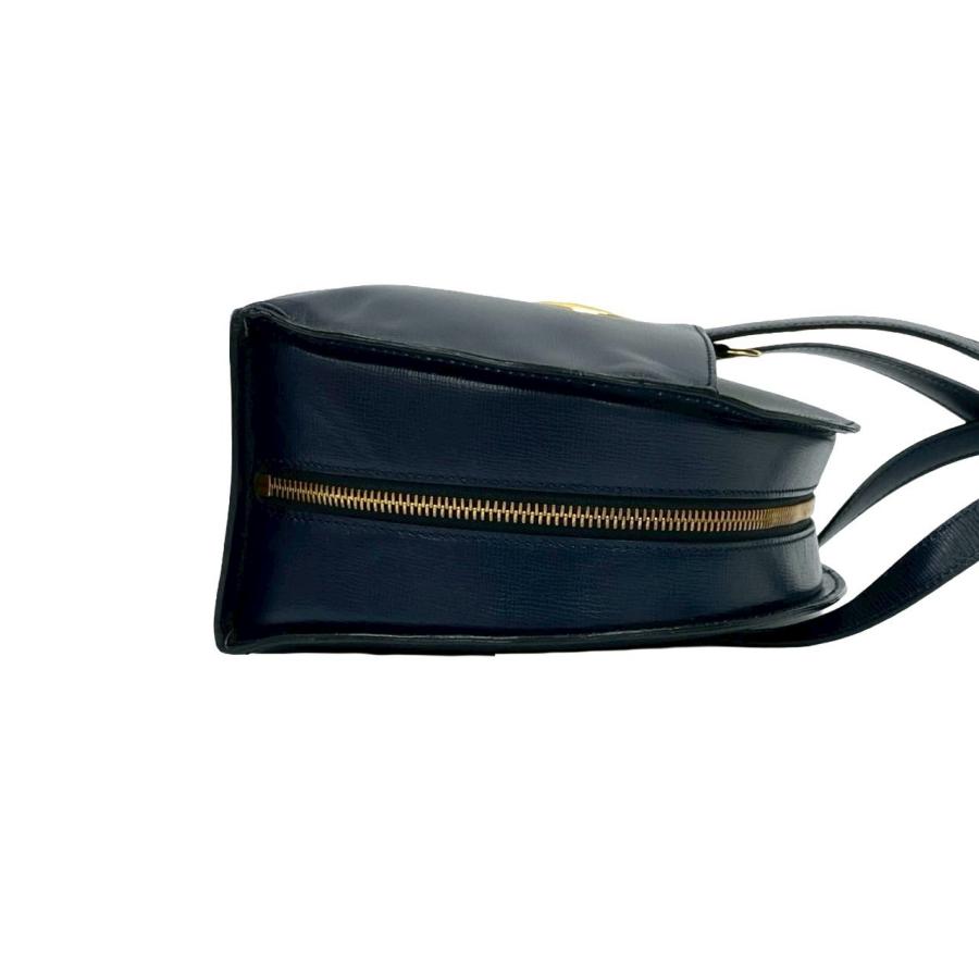 極 美品 Christian Dior クリスチャンディオール CD ロゴ 金具 レザー