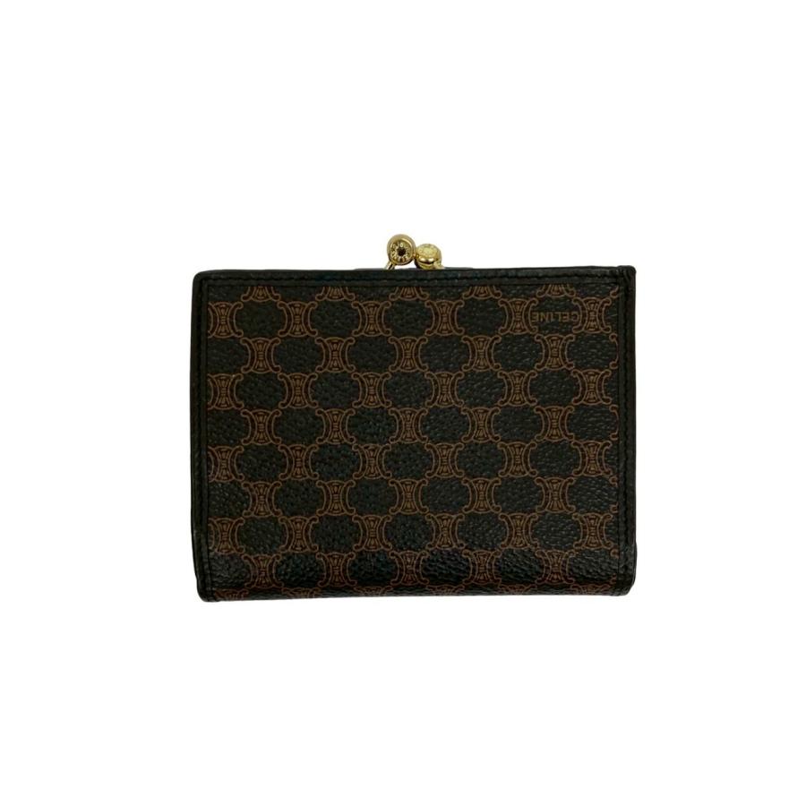 CELINE 極 美品 セリーヌ ヴィンテージ マカダム 柄 トリオンフ ロゴ  