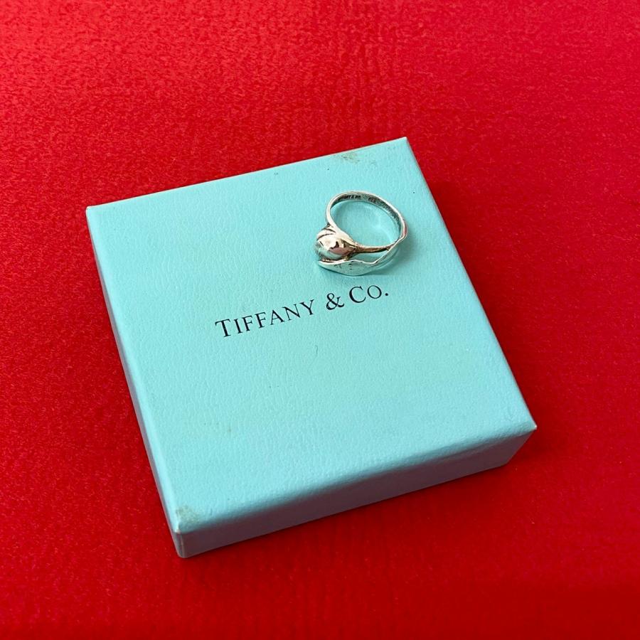 極美品 オールドティファニー チューリップ リング 13号 シルバー925 極美品 オールドティファニー チューリップ リング 13号