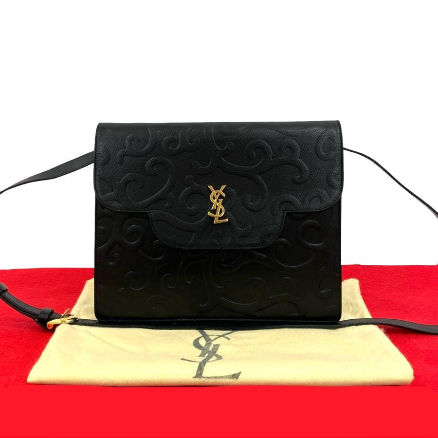 Yves Saint Laurent（イヴ・サンローラン） ほぼ未使用 袋付 YSL ロゴ