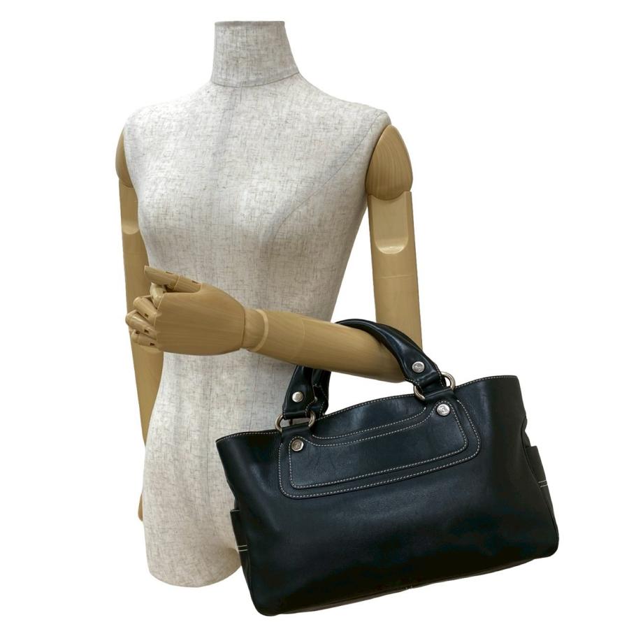 CELINE 極 美品 セリーヌ ヴィンテージ ブギーバッグ レザー 本革  