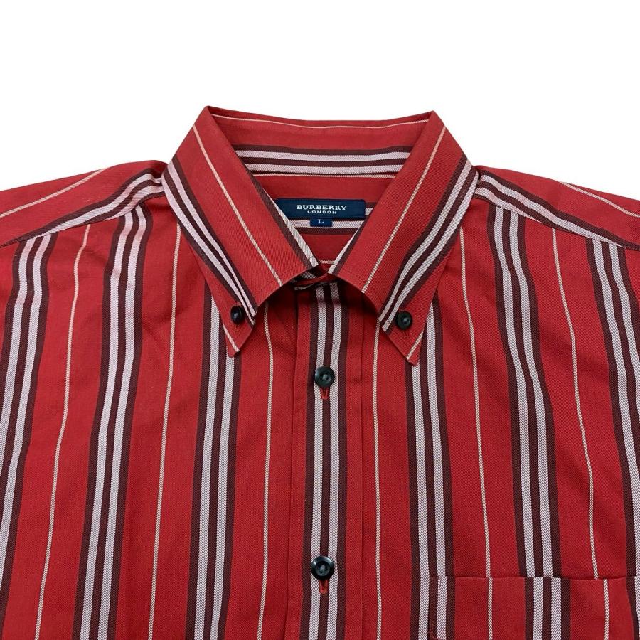 BURBERRY（バーバリー） 極 美品 ストライプ コットン 長袖 シャツ 