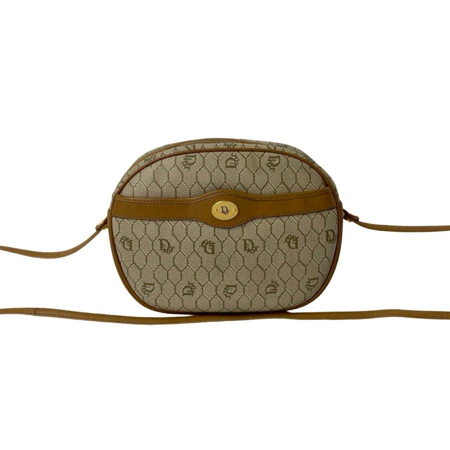 極 美品 Christian Dior ディオール ヴィンテージ ハニカム 柄 ロゴ