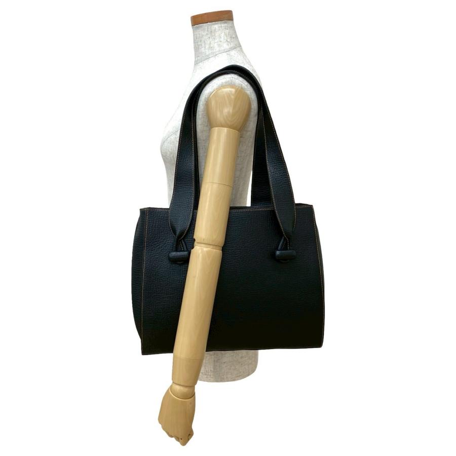 LOEWE（ロエベ） 極 美品 ヴィンテージ エンボス ロゴ レザー 本革