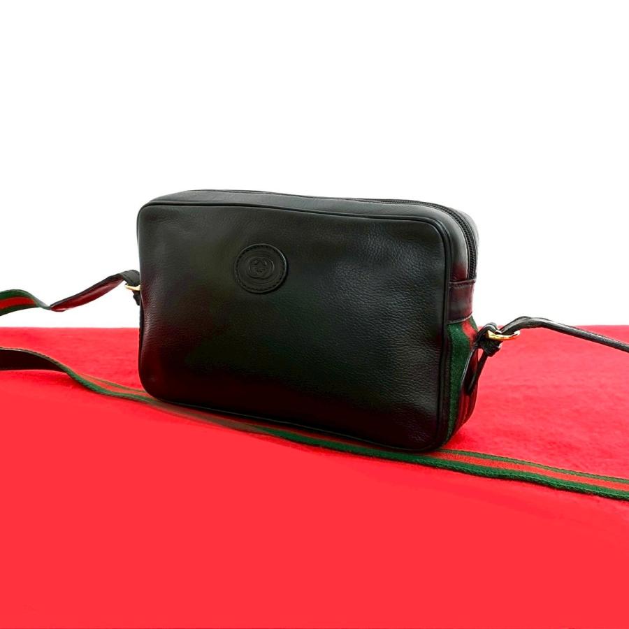 【極美品】GUCCI グッチ ショルダーバッグ GG シェリーライン レザー GUCCI 極 美品 グッチ オールドグッチ ヴィンテージ シェリー