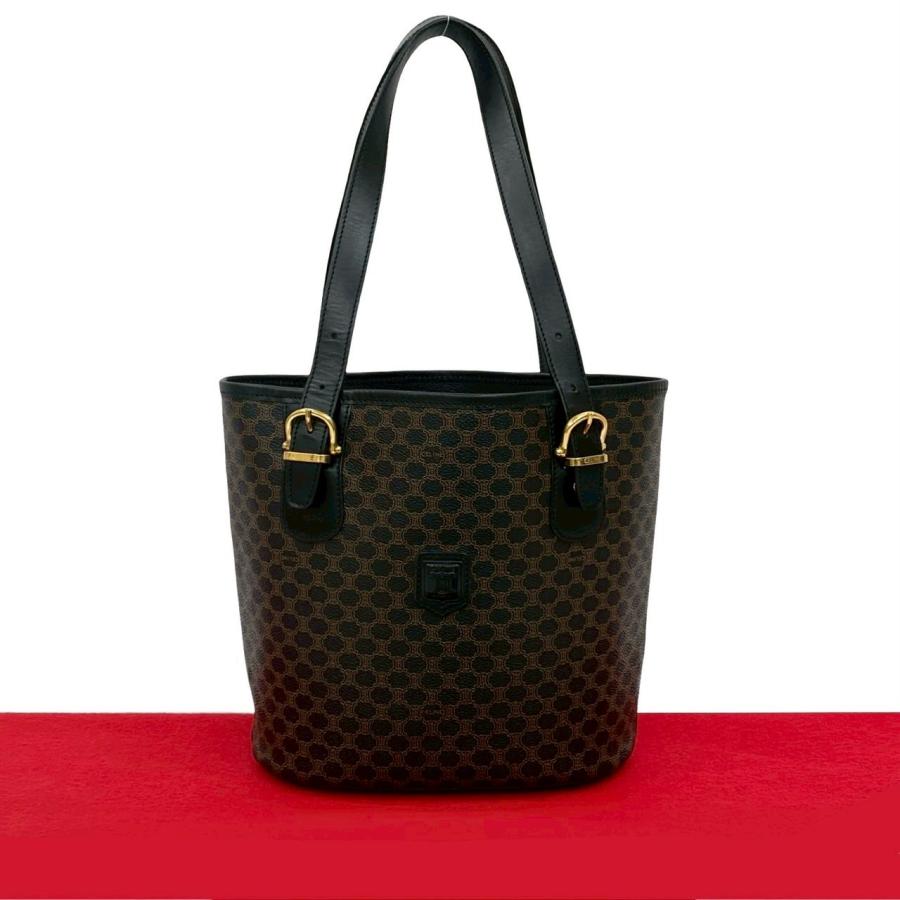 CELINE 極 美品 セリーヌ ヴィンテージ マカダム ブラゾン