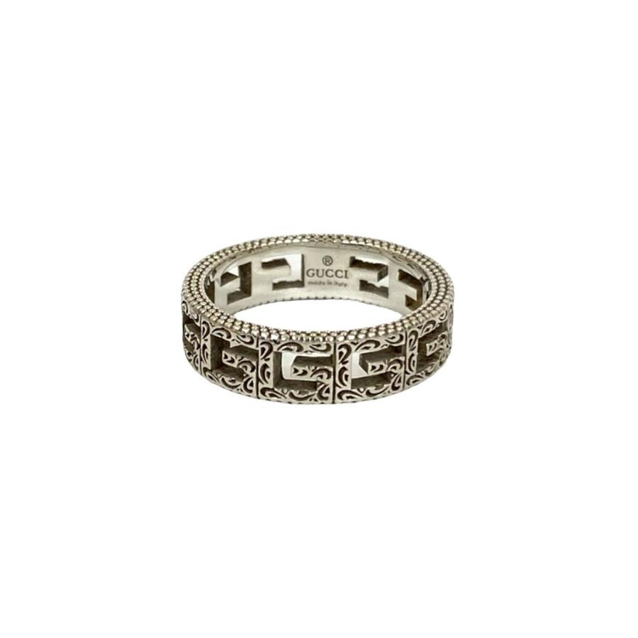 GUCCI（グッチ） 極 美品 スクエアG アラベスク シルバー925 リング