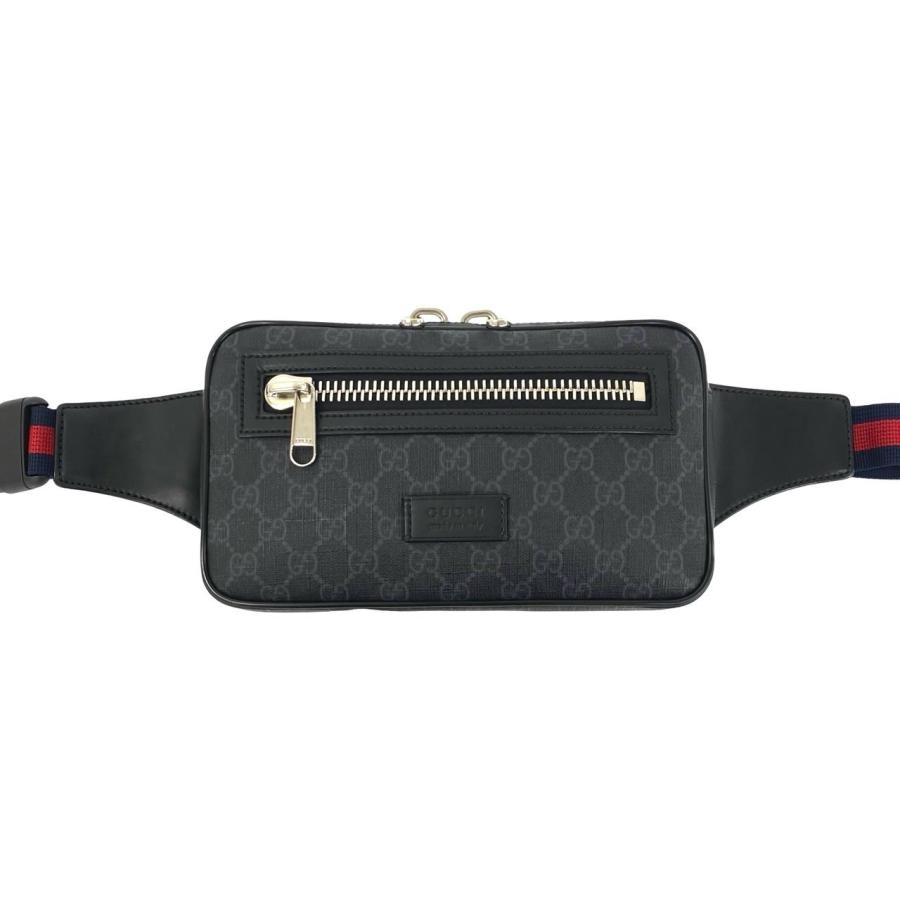 GUCCI ボディバッグ　シェリーライン　ウエストポーチ　ショルダーバッグ GUCCI（グッチ） ほぼ未使用 シェリーライン GG 柄 ロゴ レザー 本革