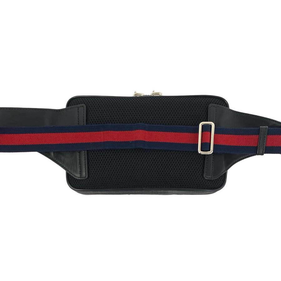 専用　グッチ　シェリーライン　ボディバッグ　ウェストバッグ GUCCI（グッチ） ほぼ未使用 シェリーライン GG 柄 ロゴ レザー 本革