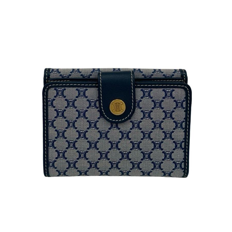 セリーヌ 財布 三つ折り トリオンフ マカダム柄【未使用品