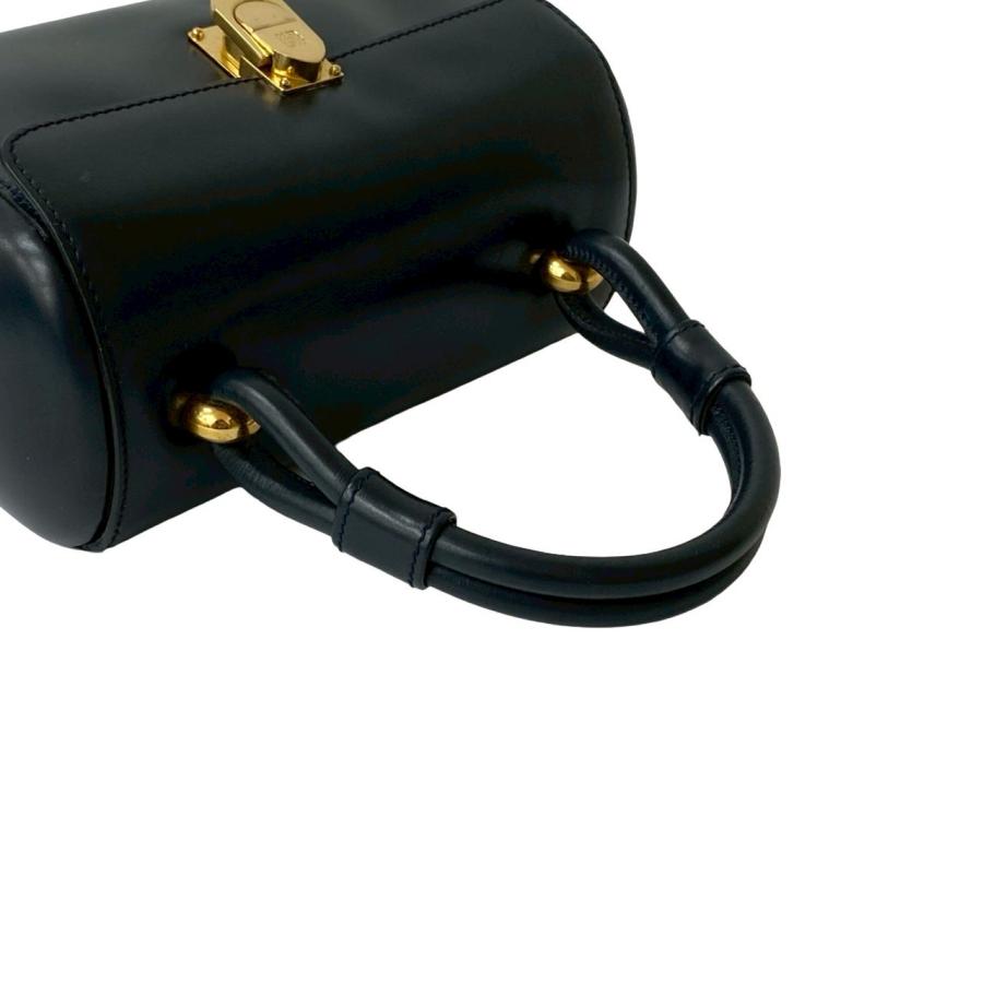 LOEWE（ロエベ） 極 美品 ヴィンテージ アナグラム ロゴ 金具 カーフ