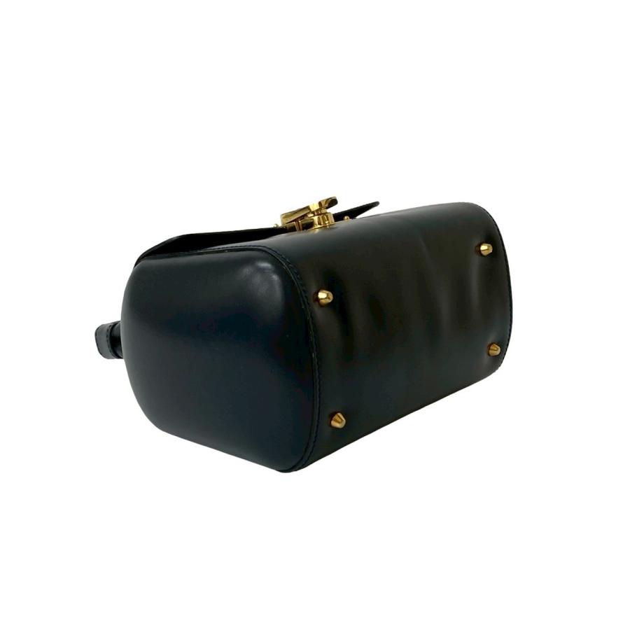 LOEWE（ロエベ） 極 美品 ヴィンテージ アナグラム ロゴ 金具 カーフ