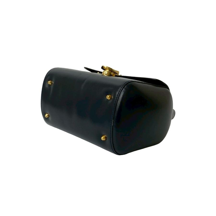 LOEWE（ロエベ） 極 美品 ヴィンテージ アナグラム ロゴ 金具 カーフ