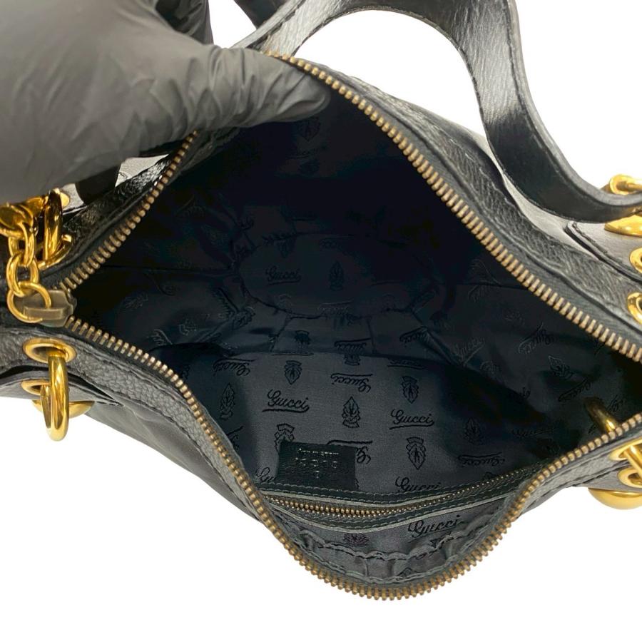 値下げしました 美品 グッチ ヒステリア ハンドバッグ GUCCI（グッチ） 極 美品 ヒステリア ハート モチーフ 金具 タッセル