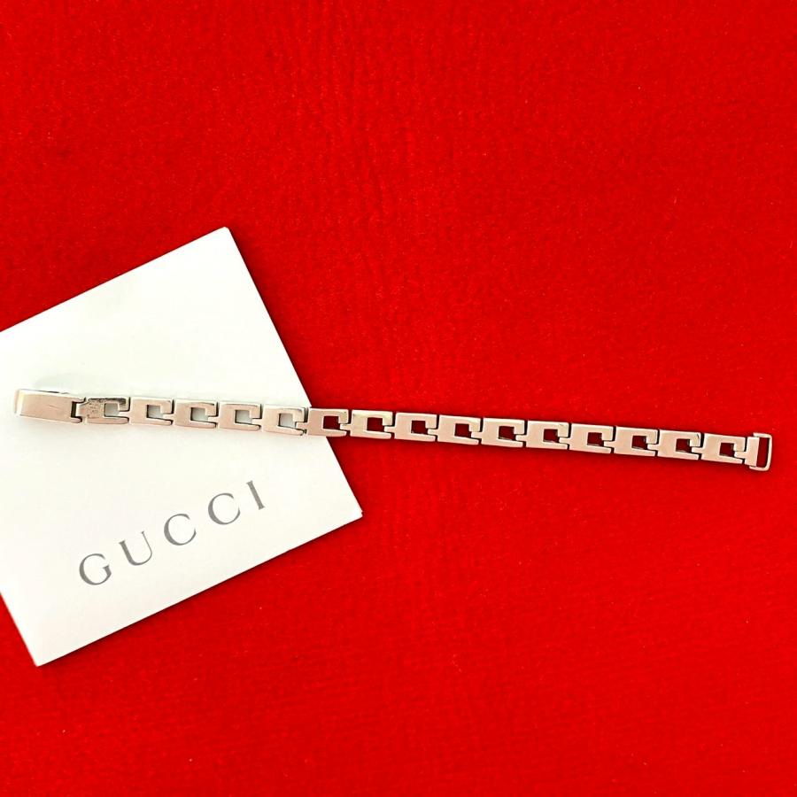 GUCCI（グッチ） 極 美品 スクエア G ブレスレット シルバー925