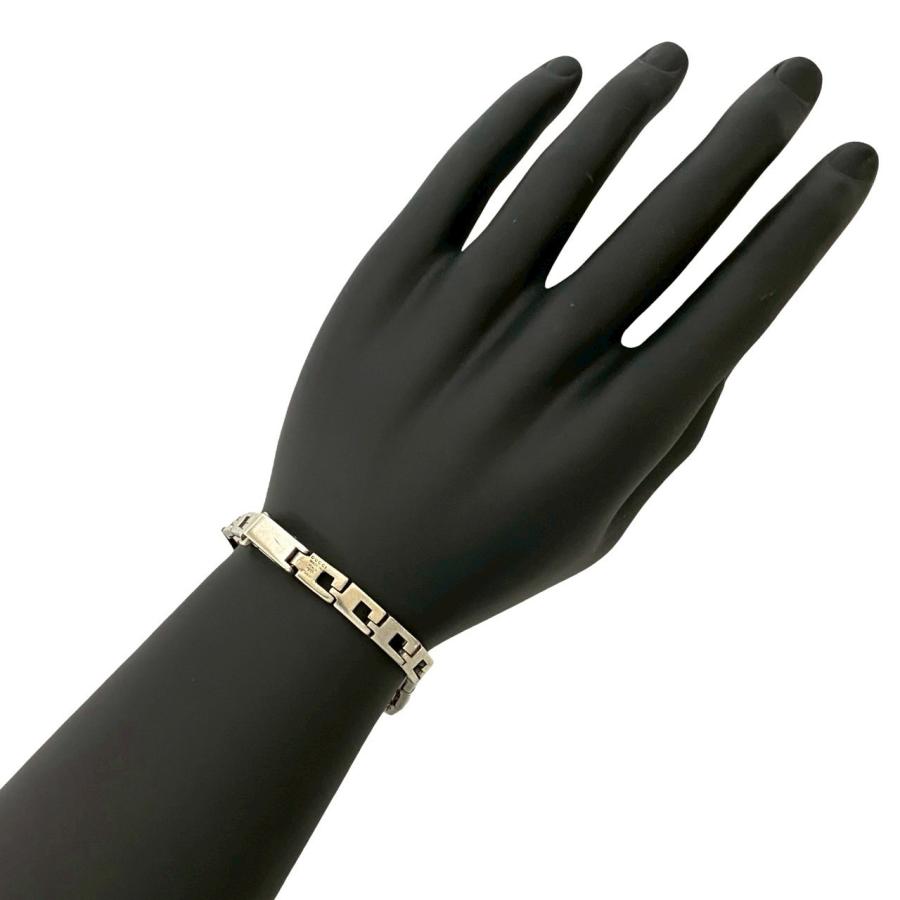 GUCCI（グッチ） 極 美品 スクエア G ブレスレット シルバー925
