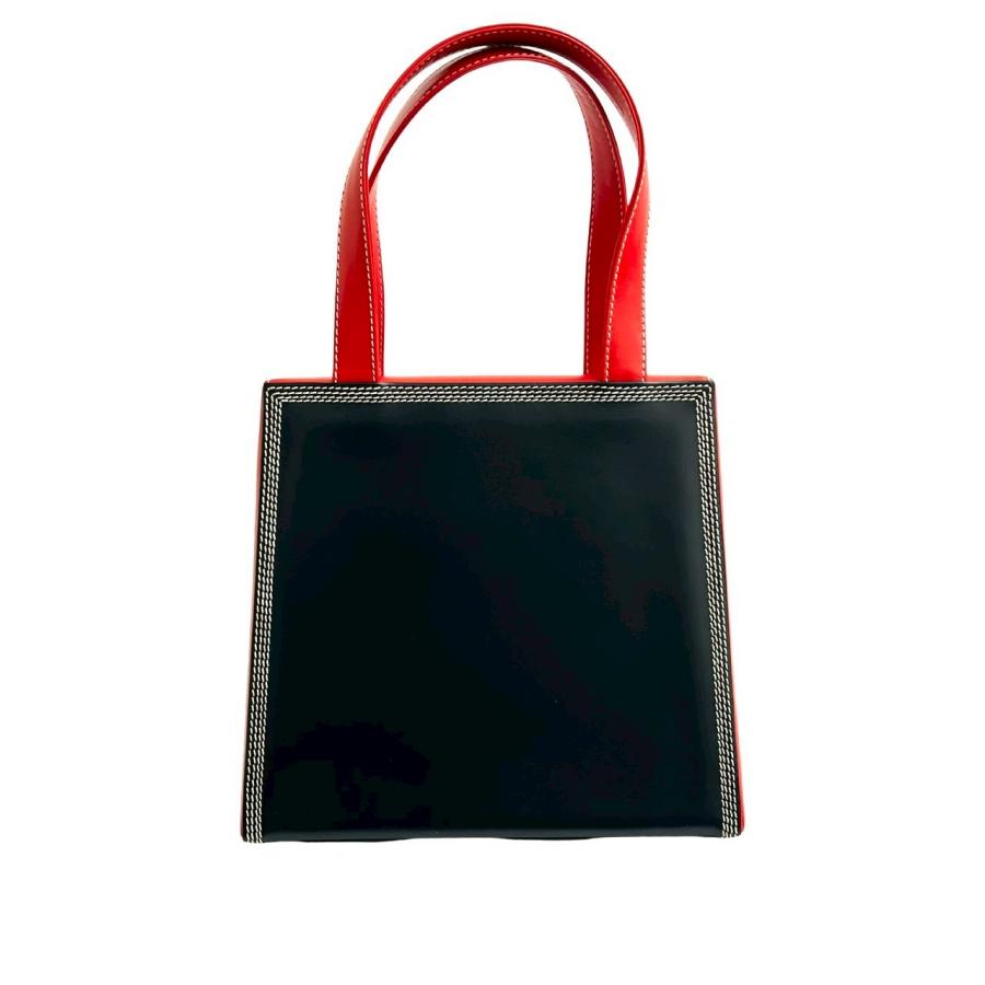 LOEWE（ロエベ） ほぼ未使用 ヴィンテージ ロゴ 型押し カーフ レザー