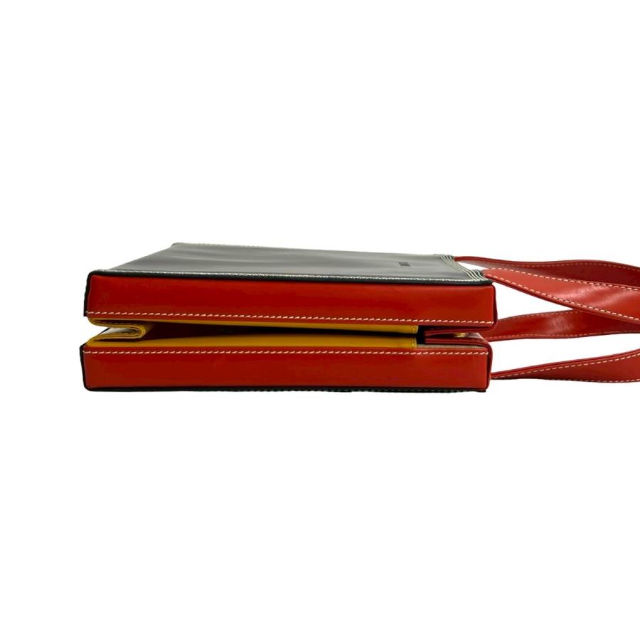 LOEWE（ロエベ） ほぼ未使用 ヴィンテージ ロゴ 型押し カーフ レザー