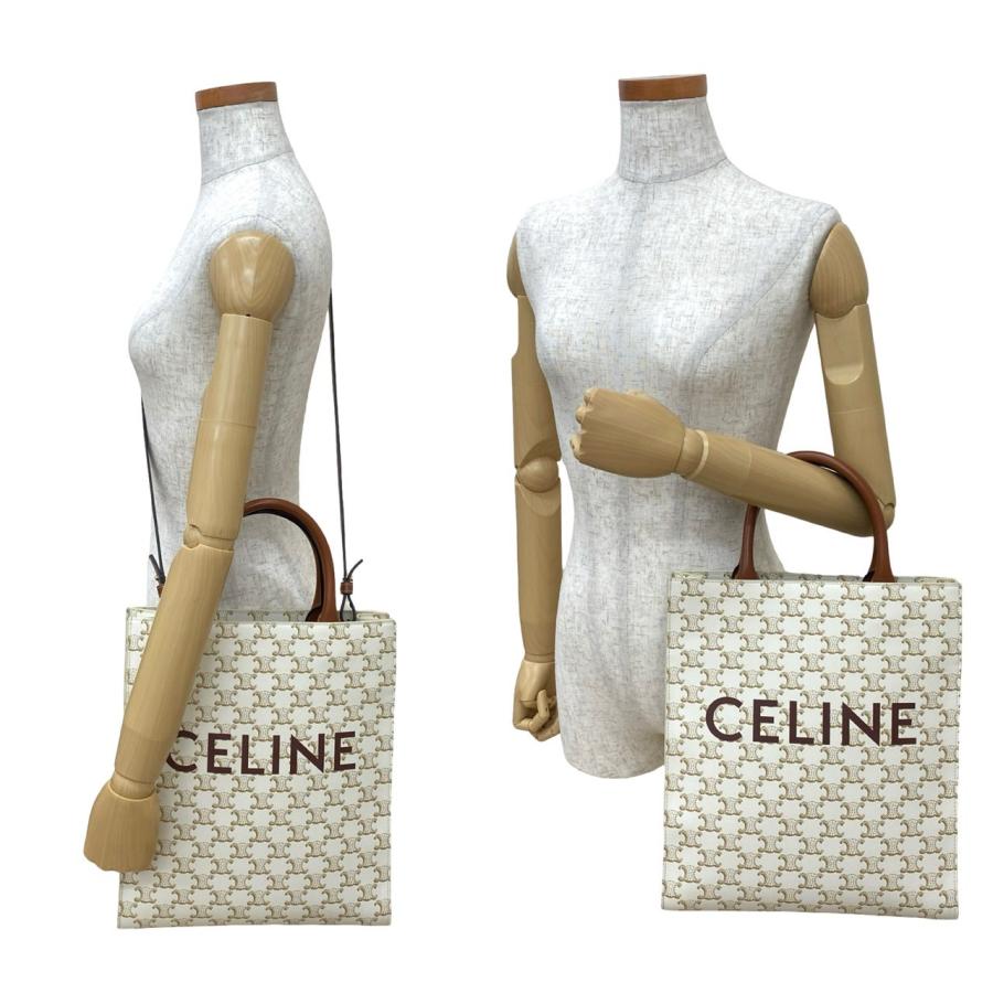 CELINE（セリーヌ） 極 美品 バーティカル カバ スモール レザー 2way