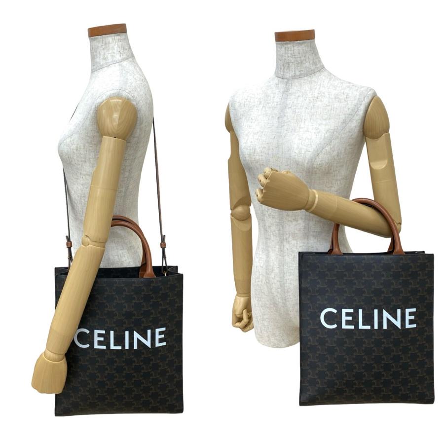 CELINE（セリーヌ） 極 美品 バーティカル カバ スモール レザー 本革