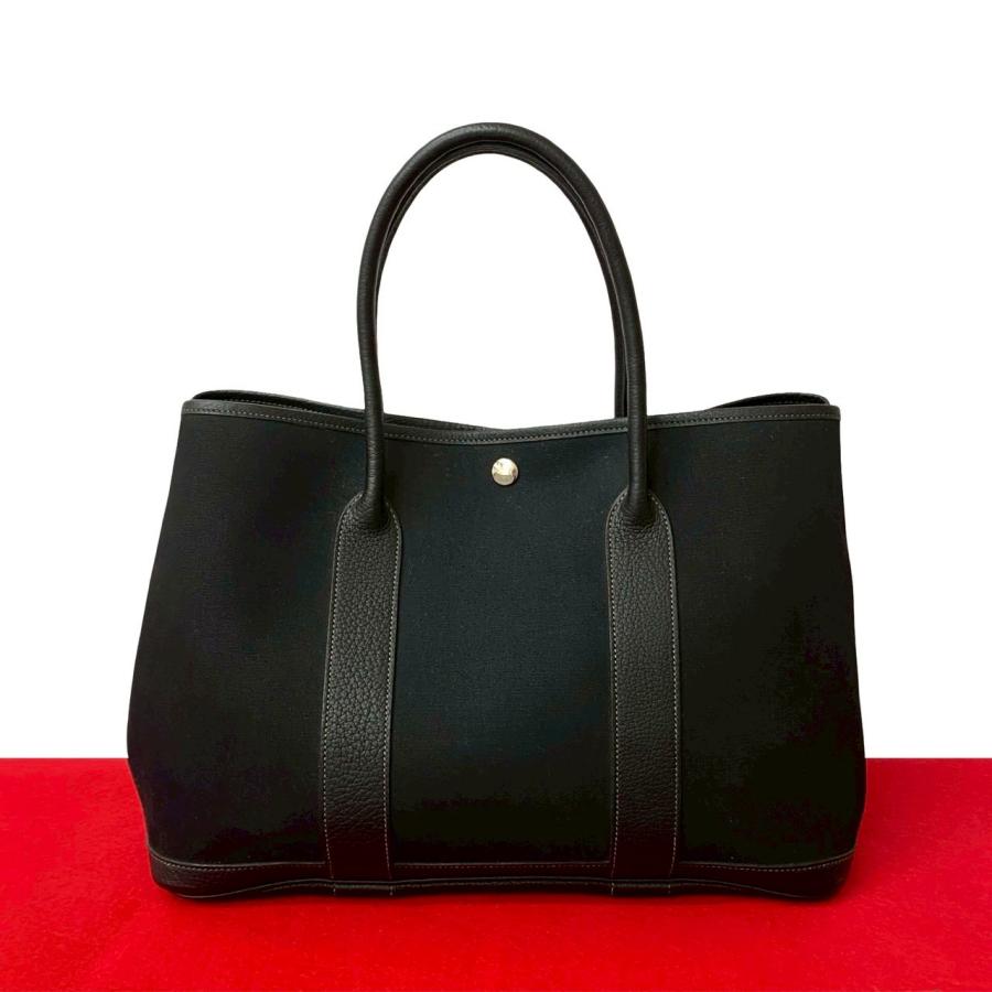 HERMES 極 美品 □I 刻印 エルメス ガーデンパーティ PM トワル 