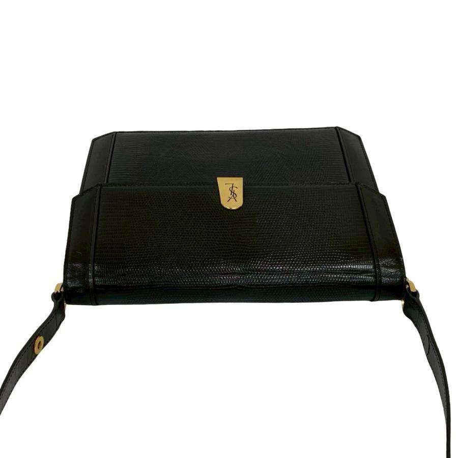 極 美品 イヴサンローラン YSL レザー セミ ショルダーバッグ