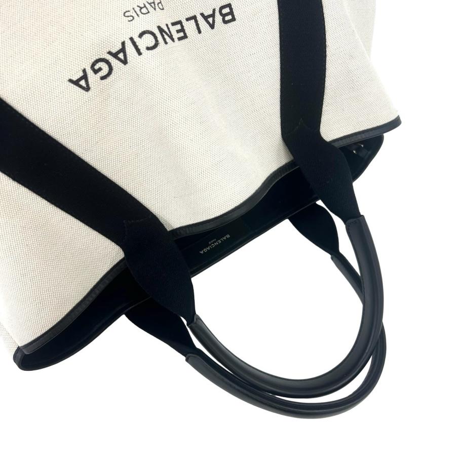 ✨特大・極美✨BALENCIAGA　ネイビーカバスM　トートバッグ　羊革　グレー BALENCIAGA（バレンシアガ） 極 美品 袋付き ネイビーカバス