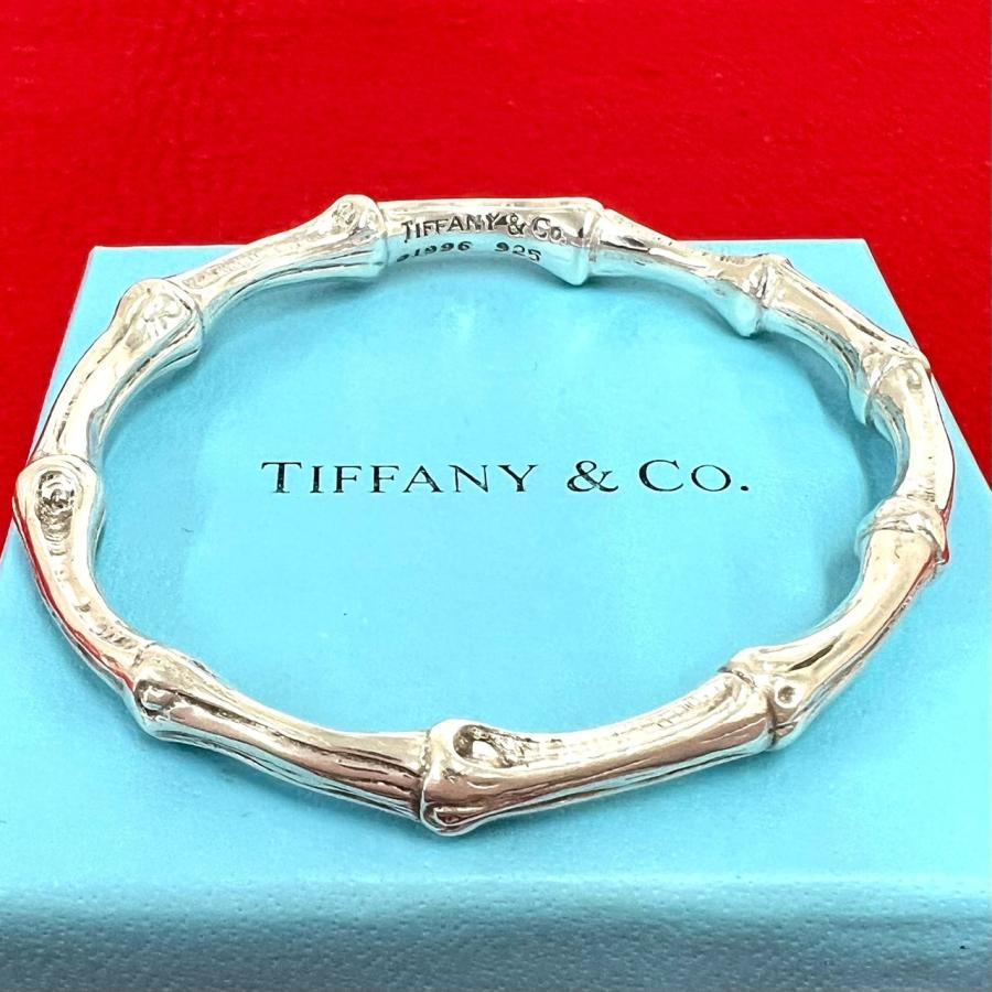 美品・希少✨Tiffany ヴィンテージ 925×14K バングルユニセックス TIFFANY&Co.（ティファニー） 極 美品 ヴィンテージ バンブー バングル
