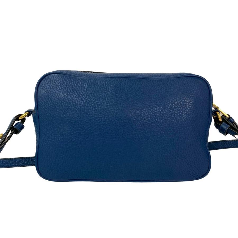 PRADA（プラダ） 極 美品 ロゴ ゴールド 金具 ヴィッテロダイノ レザー