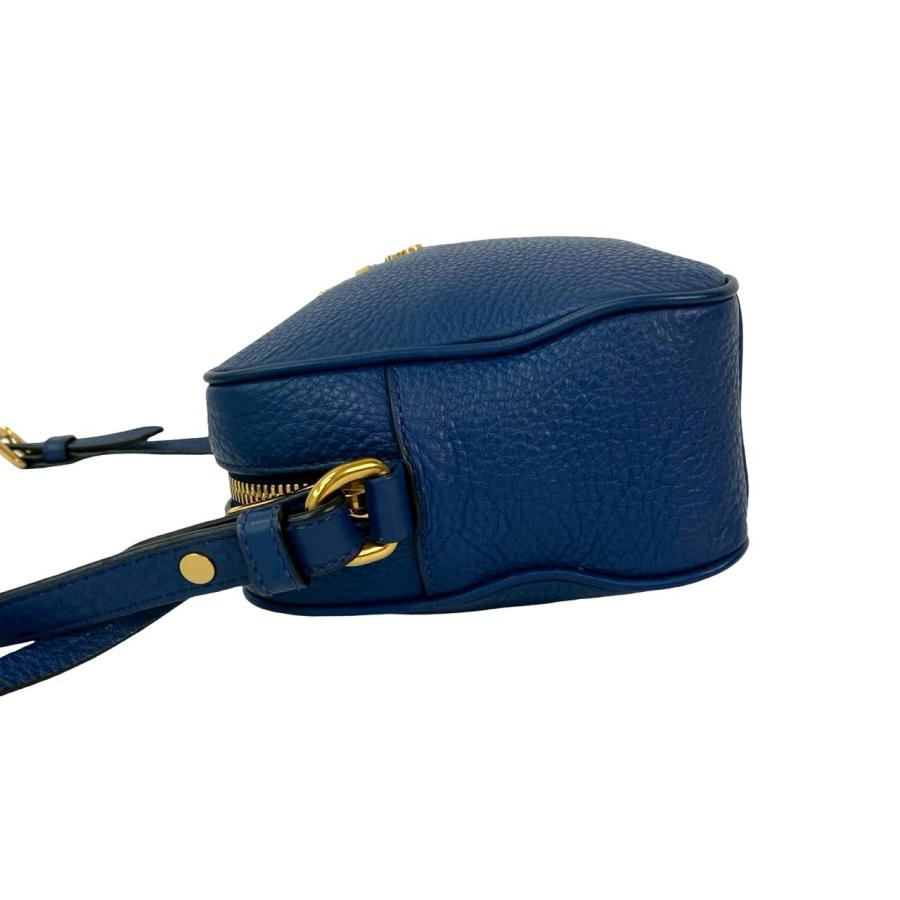 PRADA（プラダ） 極 美品 ロゴ ゴールド 金具 ヴィッテロダイノ レザー