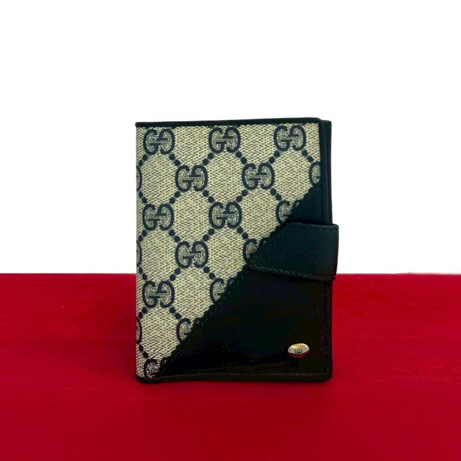 GUCCI（グッチ） 未使用保管品 オールドグッチ GG ロゴ 柄 金具 レザー