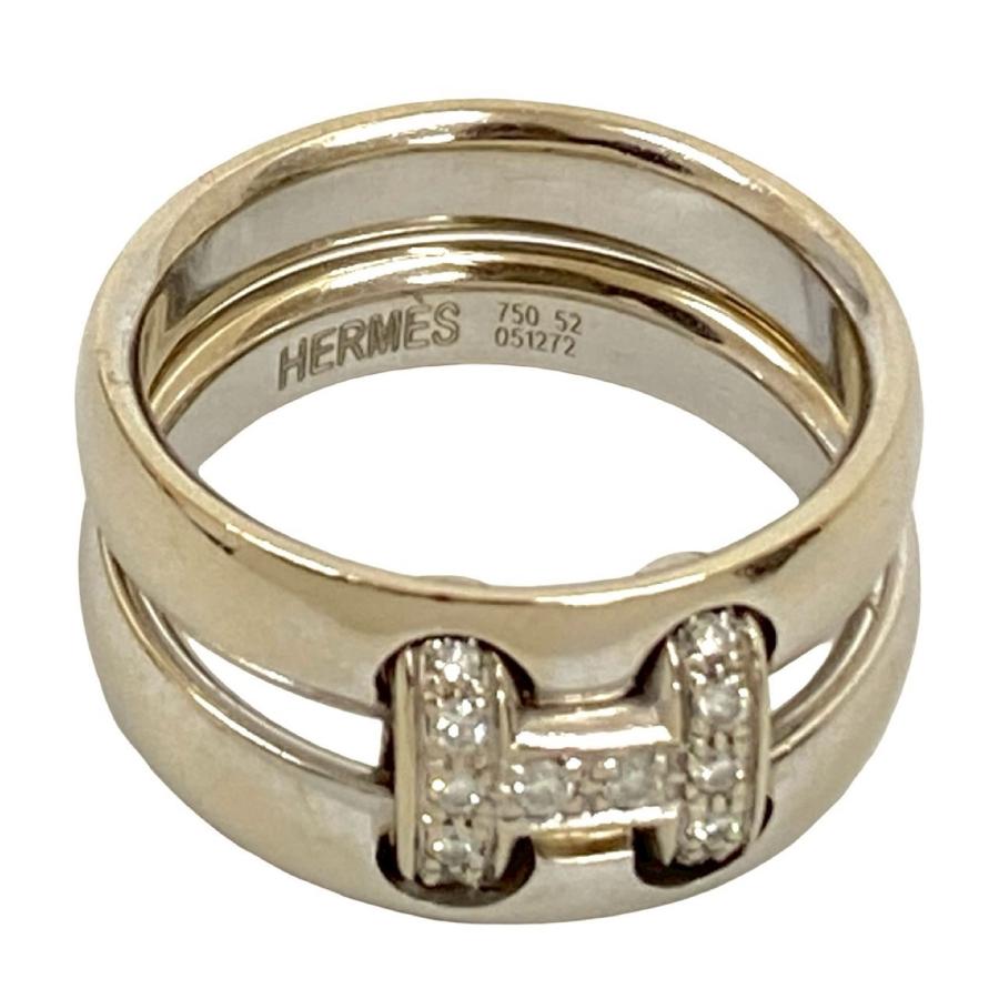 HERMES（エルメス） 極 美品 オランプ リング K18 ホワイトゴールド
