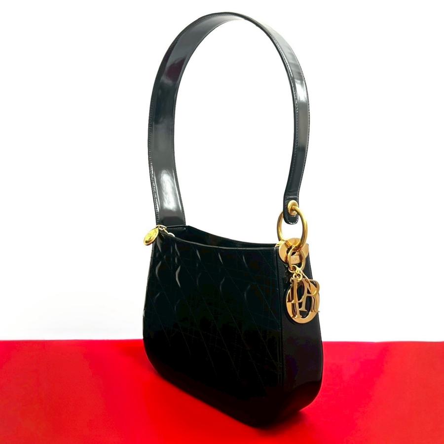 Dior ディオール カナージュ ワンショルダーバック ロゴ 金具