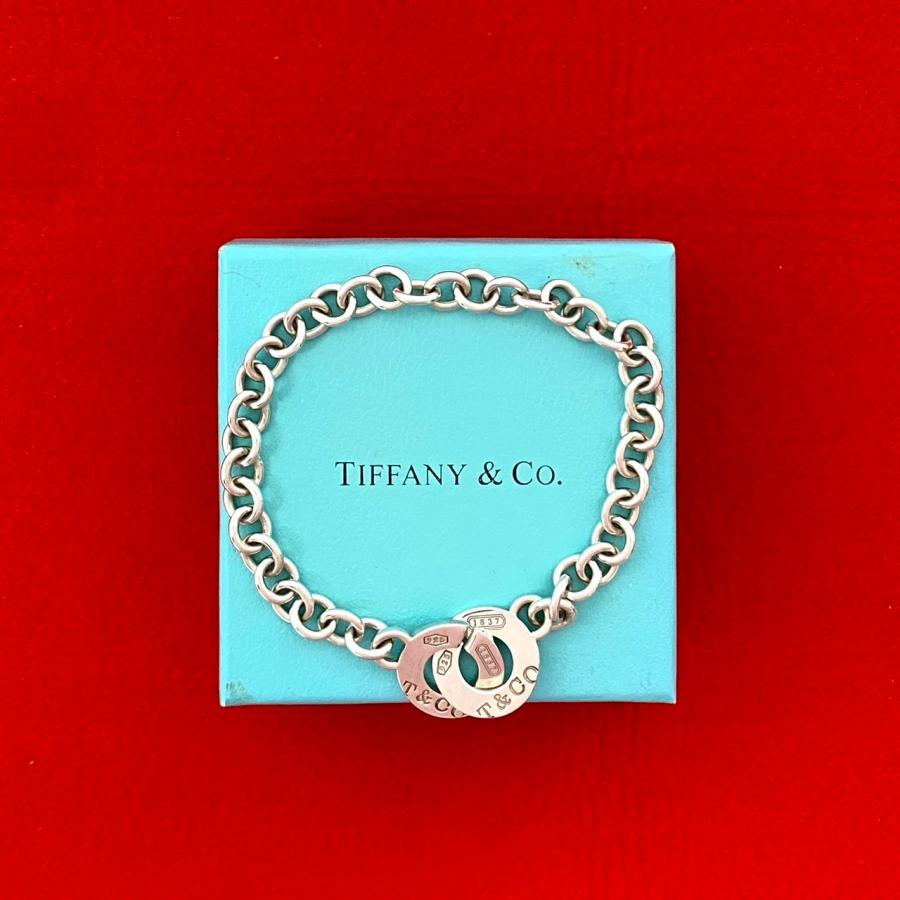 極美品 ティファニー 1837 サークル ブレスレット シルバー925 TIFFANY&Co. 極 美品 ティファニー 1837 サークル ブレスレット