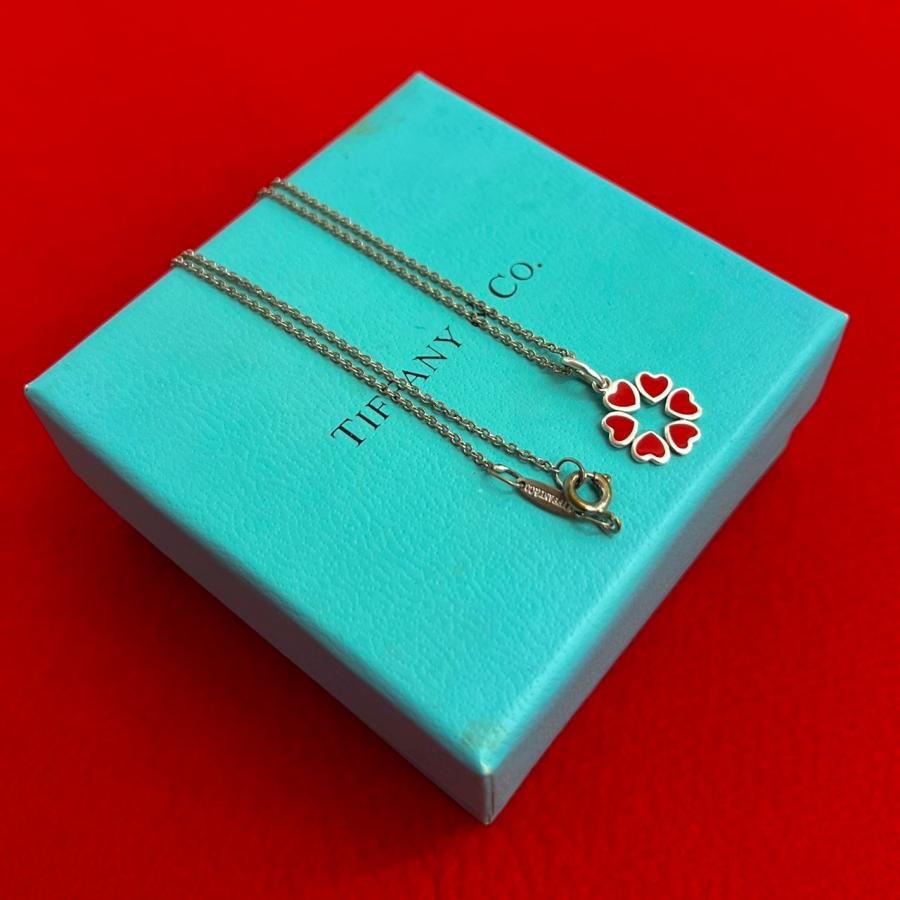 TIFFANY&Co. 極 美品 ティファニー クラウン オブ ハート ネックレス  