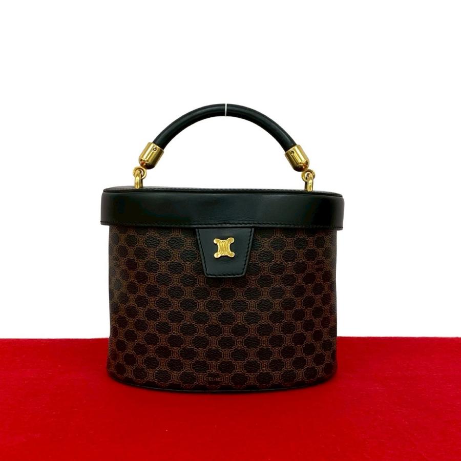 CELINE（セリーヌ） 極 美品 マカダム ブラゾン 柄 トリオンフ ロゴ 