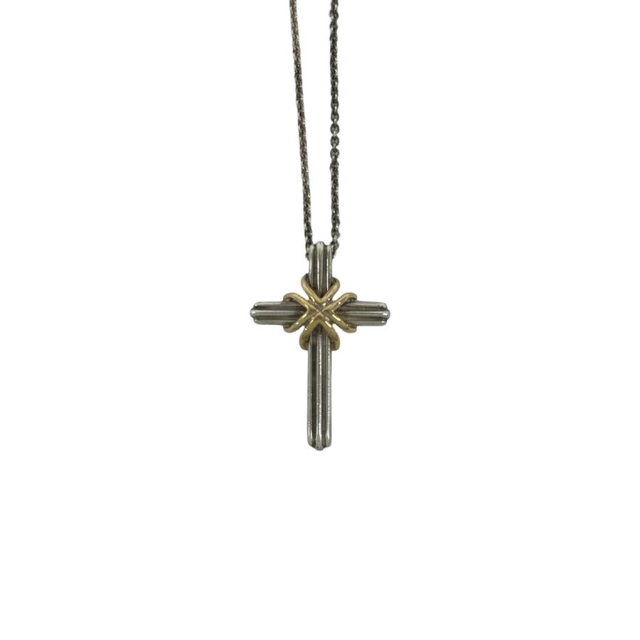 TIFFANY&Co.（ティファニー） 極 美品 シグネチャー クロス ネックレス