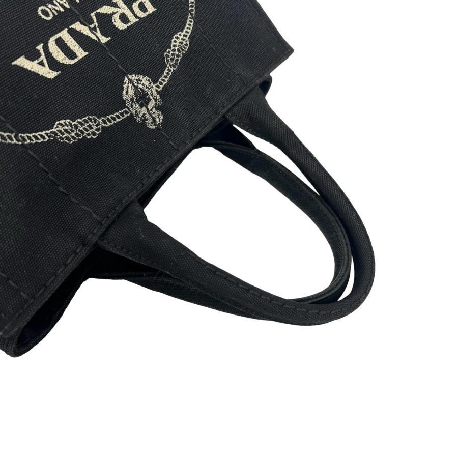 PRADA（プラダ） 極 美品 袋付き カナパ 三角ロゴ 金具 キャンバス