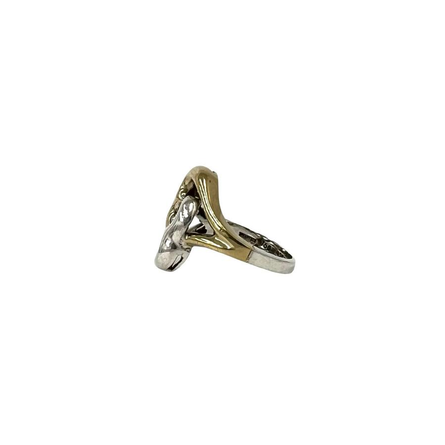 TIFFANY&Co.（ティファニー） 極 美品 ダブルハート コンビ リング