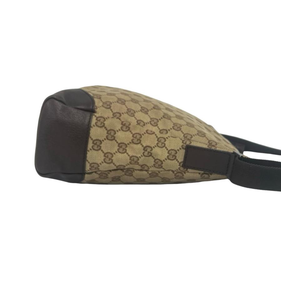 GUCCI（グッチ） 極 美品 GG 柄 ロゴ キャンバス レザー 本革