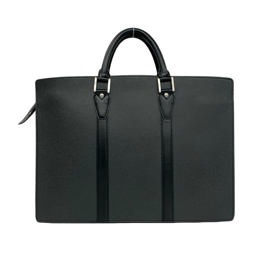 ルイヴィトン　タイガ　ポルトドキュマン　ロザン　ビジネスバッグ ブラック LOUIS VUITTON（ルイ・ヴィトン） 極 美品 ポルト ドキュマン ロザン