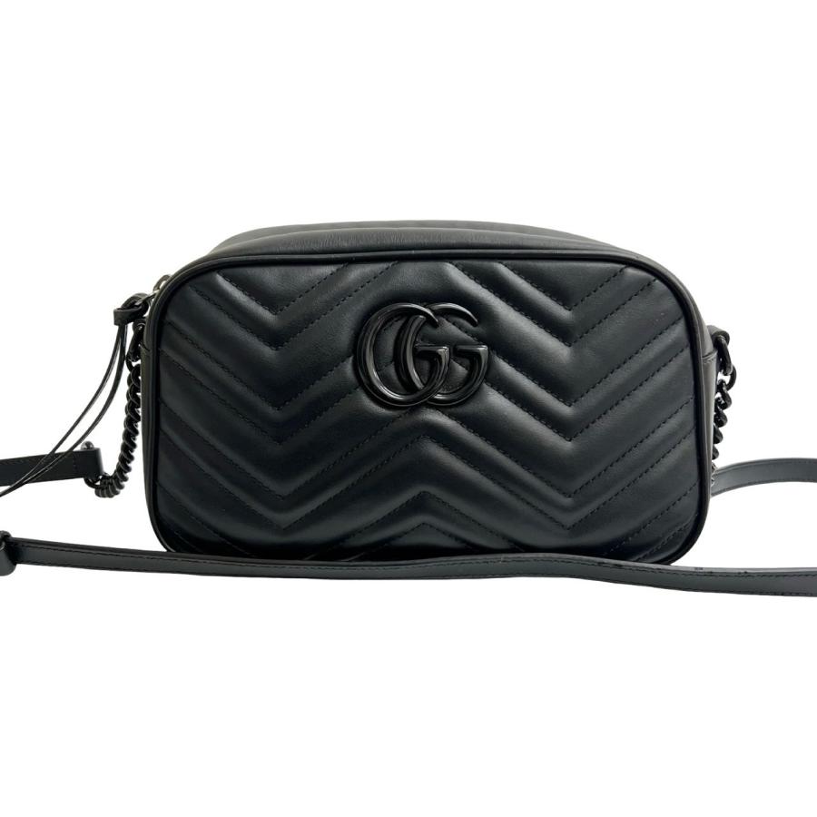 GUCCI（グッチ） 極 美品 箱 袋付き スモール カメラバッグ GG