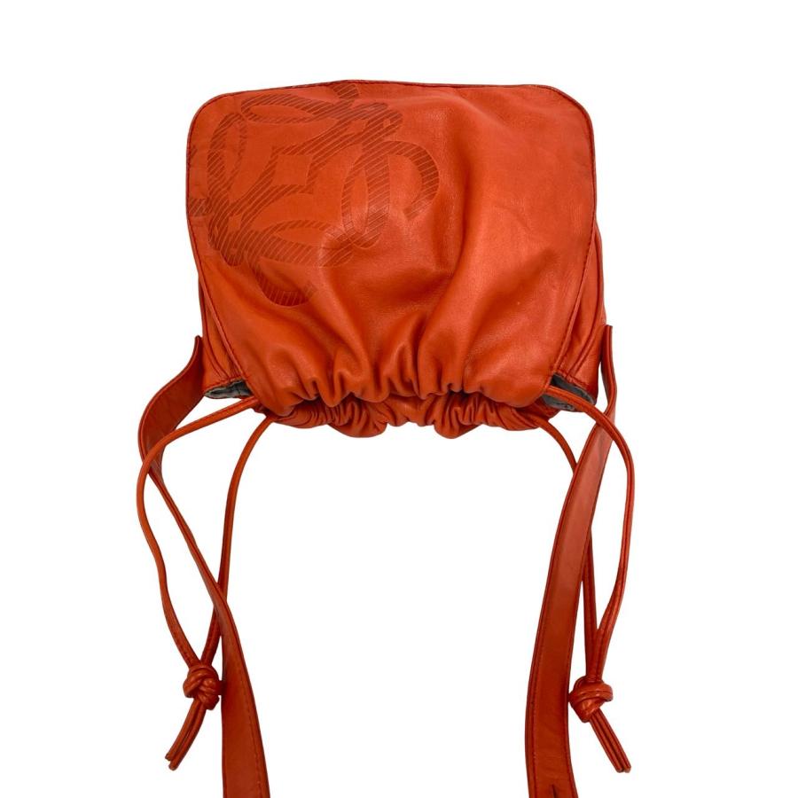 LOEWE（ロエベ） 極 美品 ヴィンテージ アナグラム ロゴ ナッパ レザー