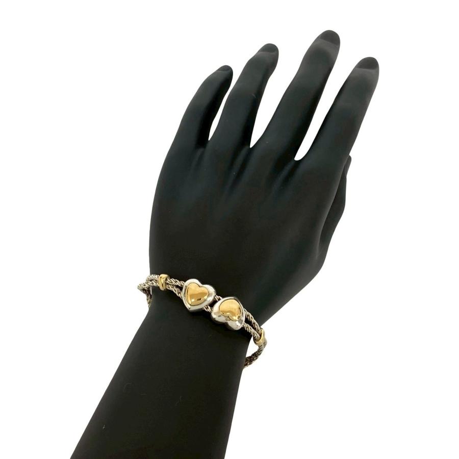 TIFFANY&Co.（ティファニー） 極 美品 ダブルハート ロープチェーン