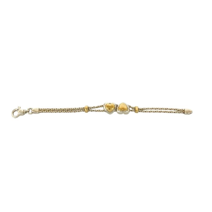TIFFANY&Co.（ティファニー） 極 美品 ダブルハート ロープチェーン
