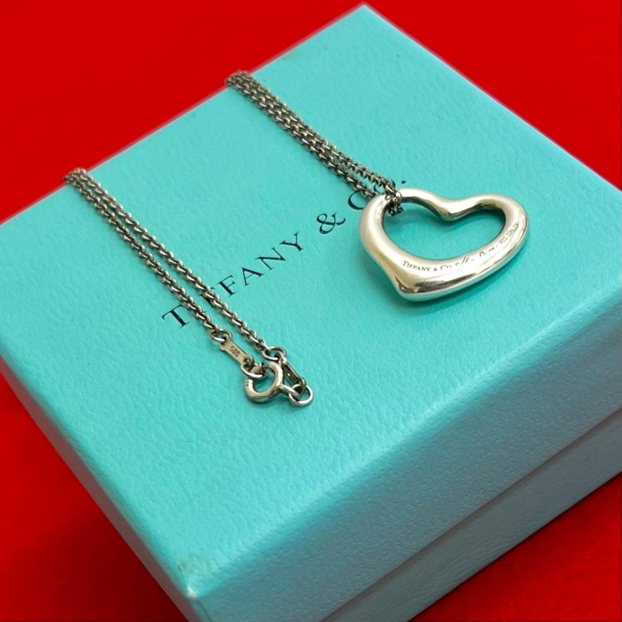 ティファニー TIFFANY&Co. オープンハート ネックレス シルバー