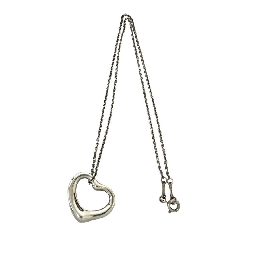 Tiffany & Co.ティファニー オープンハート13mm純正チェーン極美品 TIFFANY&Co.（ティファニー） 極 美品 オープンハート ネックレス