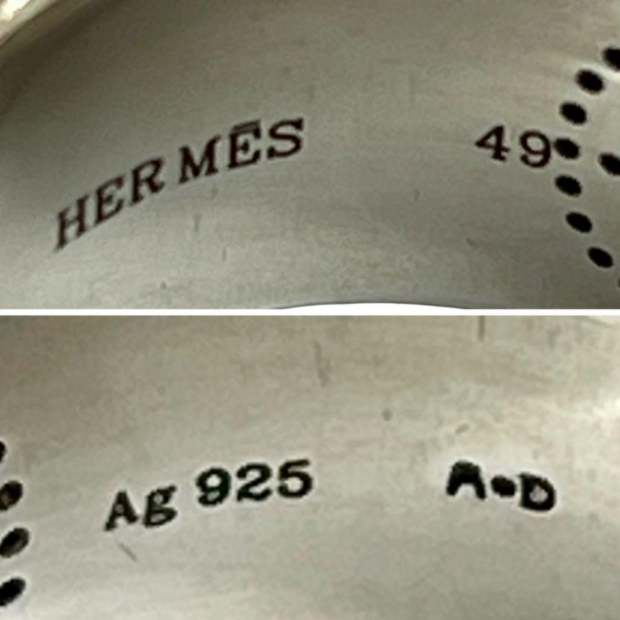 HERMES（エルメス） 極 美品 希少品 リュバン ロゴ パンチング