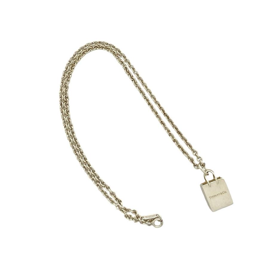 【極美品】ティファニー ネックレス シルバー925 51cm 箱袋付 TIFFANY&Co.（ティファニー） 極 美品 保存箱 袋付 ショッピングバッグ