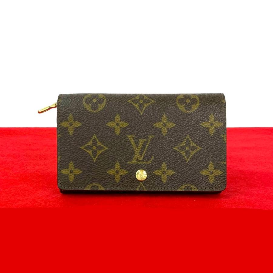 LOUIS VUITTON 極 美品 ルイヴィトン ポルト モネ ジップ